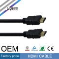 SIPU haute vitesse 1.4 v or connecteur hdmi au câble HDMI 23awg-26awg soutien 3d 1080p